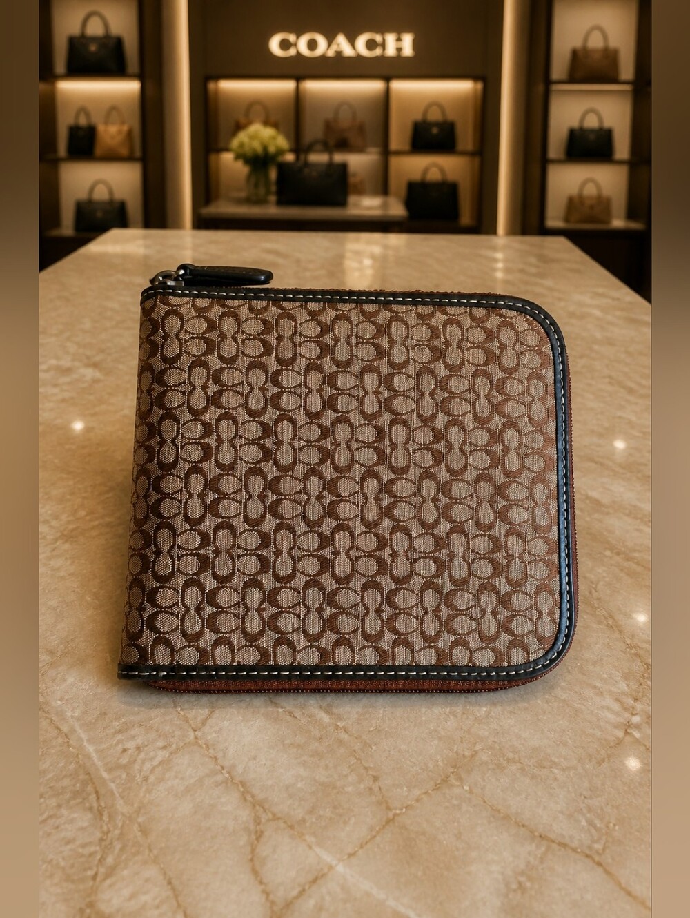 Coach Vinrage Signature CD/DVD Case NWOT